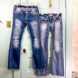 Silver and Day Trip Bootcut Jeans 28L